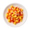 Halloween Candy Corns isolated on white