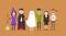 Halloween characters set: witch, Dracula, ghost, Frankenstein, nun, maniac