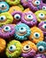 Halloween Chocolate Monster Eye Cookies