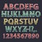 Halloween Colorful Bone Font