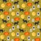 Halloween concept seamless pattern