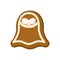 Halloween cookie ghost. Cookies for terrible holiday. Vector ill