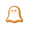 Halloween cookie ghost. Cookies for terrible holiday. Vector ill