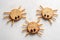 Halloween cookie spiders