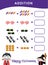 Halloween Counting Math Addition Worksheet