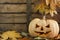 Halloween creepy pumpkin