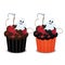 Halloween cupcakes.