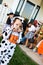 Halloween: Cute Trick or Treater with Flashlight