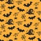 Halloween Cute Vector Seamless Pattern Texture