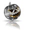 Halloween disco ball on white