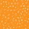 Halloween doodle seamless pattern set isolated on orange background. Outline set of seamless pattern with black Halloween doodle