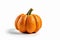 halloween face holiday funny isolated lantern pumpkin orange background decoration smile. Generative AI.