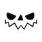 Halloween Face icon vector. Scary face illustration sign. Pumpkin face symbol or logo.