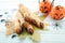 Halloween finger cookies