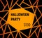 Halloween flier design vector