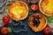 Halloween food ideas for kids party - pizza with tomato cheese o