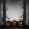 Halloween forest topic image 1