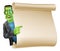 Halloween Frankenstein Scroll Banner