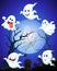 Halloween ghost cartoon
