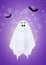 Halloween ghost cartoon