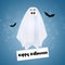 Halloween ghost cartoon