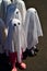 Halloween ghost figures decorative homemade trick or treat