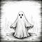 Halloween Ghost Social Media Post
