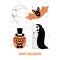 Halloween greeting card