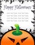 Halloween greeting/invitation card