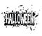 Halloween grunge silhouette background