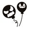 Halloween Halloween Text candle ghost spider skull balloon pumkin