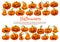 Halloween holiday pumpkin lantern festive banner