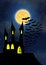 Halloween house party full moon