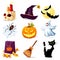 Halloween icons