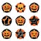 Halloween icons