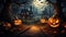 Halloween illustration   graveyard