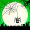 Halloween illustration - spider web