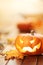 Halloween jack o\' lantern background