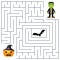 Halloween Maze - Frankenstein & Pumpkin