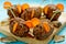 Halloween meatball mice