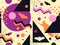 Halloween memphis seamless pattern. Geometric shapes and holiday symbols, icons. Modern trendy background for promotional products