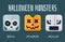 Halloween Monster Icon Set