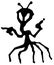 Halloween Monster Silhouette, Alien