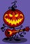 Halloween musical pumpkin