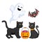 halloween objects cartoon