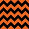 Halloween Orange and Black Chevron Seamless Pattern Background