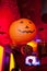 Halloween paper pumpkin - interior decoration