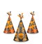 Halloween party hats isolated on white background