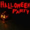 Halloween party invitation concept, pumpkin head bowl lantern on