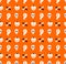 Halloween party seamless pattern. Flat style design vector illustration